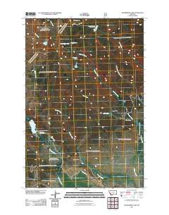 Mussigbrod Lake 2011 topographic map thumbnail