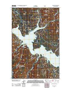 Nyack SW 2011 topographic map thumbnail