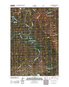 Mount Emerine 2011 topographic map thumbnail