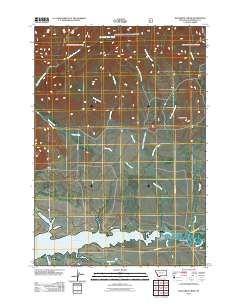 Wolverine Creek 2011 topographic map thumbnail