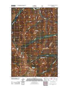 Pentagon Mountain 2011 topographic map thumbnail
