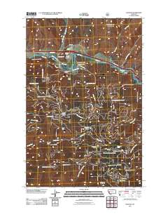 Ravenna 2011 topographic map thumbnail