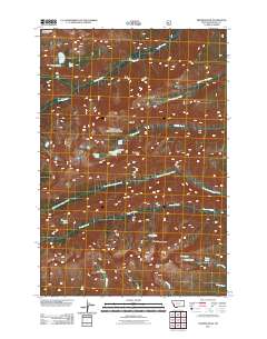 Trapper Peak 2011 topographic map thumbnail