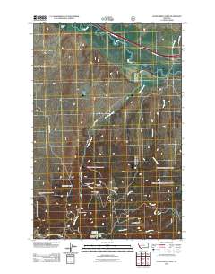 Dunkleberg Creek 2011 topographic map thumbnail