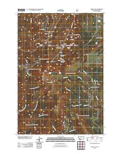Cirque Lake 2011 topographic map thumbnail