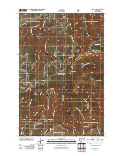 Daisy Peak 2011 topographic map thumbnail