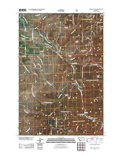 Corley Gulch 2011 topographic map thumbnail