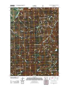 Foolhen Mountain 2011 topographic map thumbnail