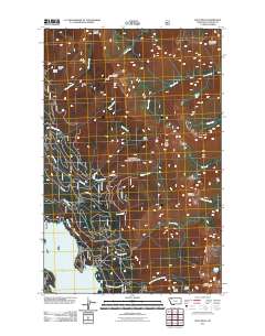 Felix Peak 2011 topographic map thumbnail