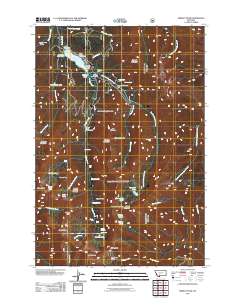 Fridley Peak 2011 topographic map thumbnail