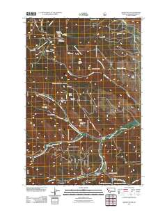 Granite Butte 2011 topographic map thumbnail