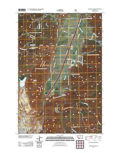Elk Park Pass 2011 topographic map thumbnail