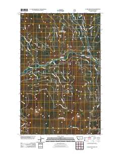 Clark Mountain 2011 topographic map thumbnail
