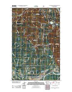 Columbia Falls North 2011 topographic map thumbnail