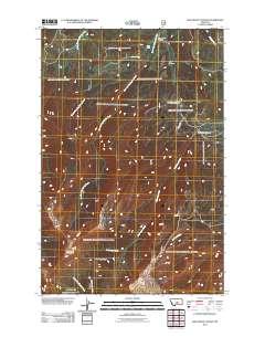Half Moon Canyon 2011 topographic map thumbnail