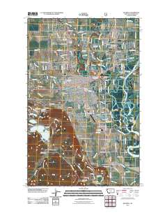 Kalispell 2011 topographic map thumbnail