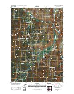 Maukey Gulch 2011 topographic map thumbnail