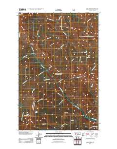 Jakie Creek 2011 topographic map thumbnail