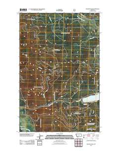 Meadow Peak 2011 topographic map thumbnail