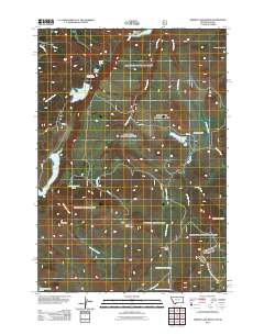 Hidden Lake Bench 2011 topographic map thumbnail