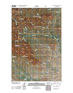 Palisade Butte 2011 topographic map thumbnail