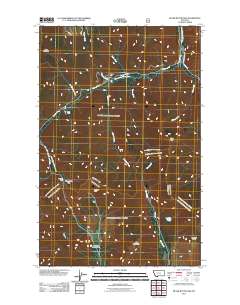 Silver Butte Pass 2011 topographic map thumbnail