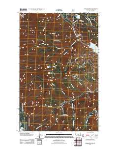 Doris Mountain 2011 topographic map thumbnail