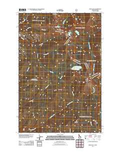 Bruin Hill 2011 topographic map thumbnail