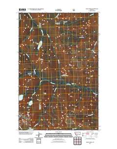 Shaw Creek 2011 topographic map thumbnail
