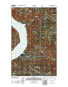 Volcour Gulch 2011 topographic map thumbnail
