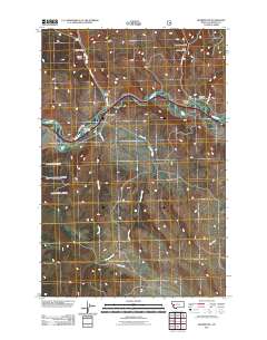 Bearmouth 2011 topographic map thumbnail