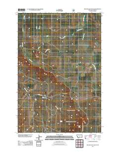 Beaver Flats South 2011 topographic map thumbnail