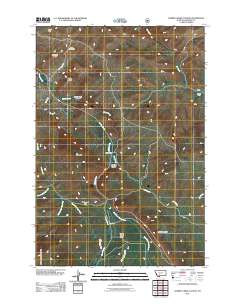 Cherry Creek Canyon 2011 topographic map thumbnail