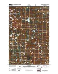 Chessman Reservoir 2011 topographic map thumbnail