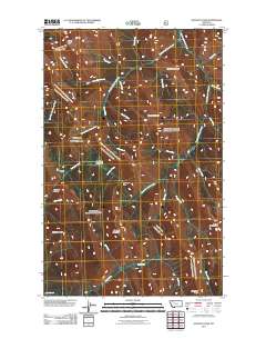 Gateway Pass 2011 topographic map thumbnail