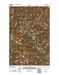 Illinois Peak 2011 topographic map thumbnail