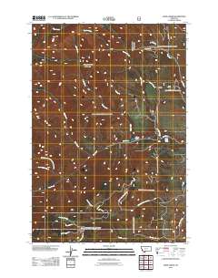 Lewis Creek 2011 topographic map thumbnail