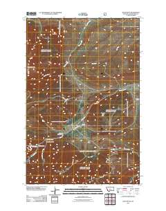 Wolf Butte 2011 topographic map thumbnail