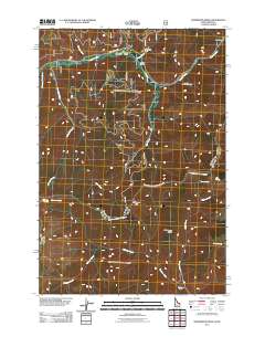 Henderson Ridge 2011 topographic map thumbnail