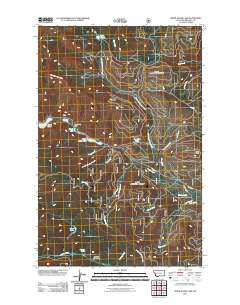 Upper Jocko Lake 2011 topographic map thumbnail