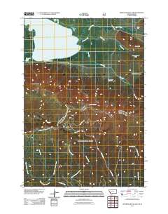 Upper Red Rock Lake 2011 topographic map thumbnail