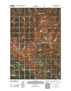 Upper Tepee Basin 2011 topographic map thumbnail