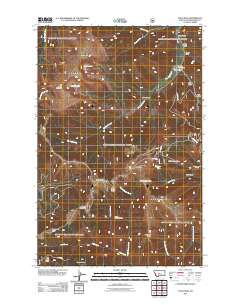 Yogo Peak 2011 topographic map thumbnail