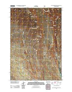 Red Pryor Mountain 2011 topographic map thumbnail
