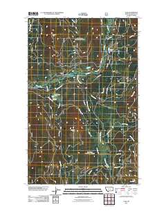 Yaak 2011 topographic map thumbnail