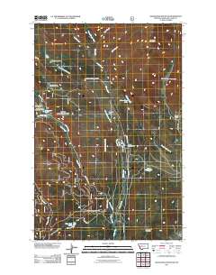 Silver King Mountain 2011 topographic map thumbnail