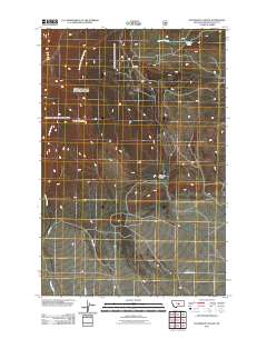 Patterson Canyon 2011 topographic map thumbnail