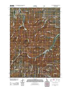 Paul Reservoir 2011 topographic map thumbnail