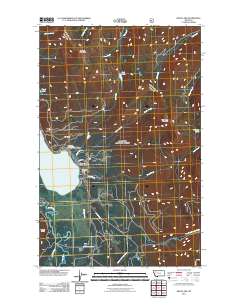 Swan Lake 2011 topographic map thumbnail