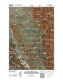 Bad Luck Creek 2011 topographic map thumbnail